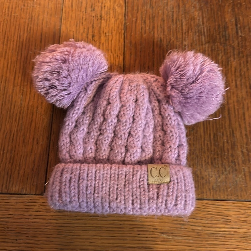 CC Kids Double Pom Beanie Baby/Toddler/Kid